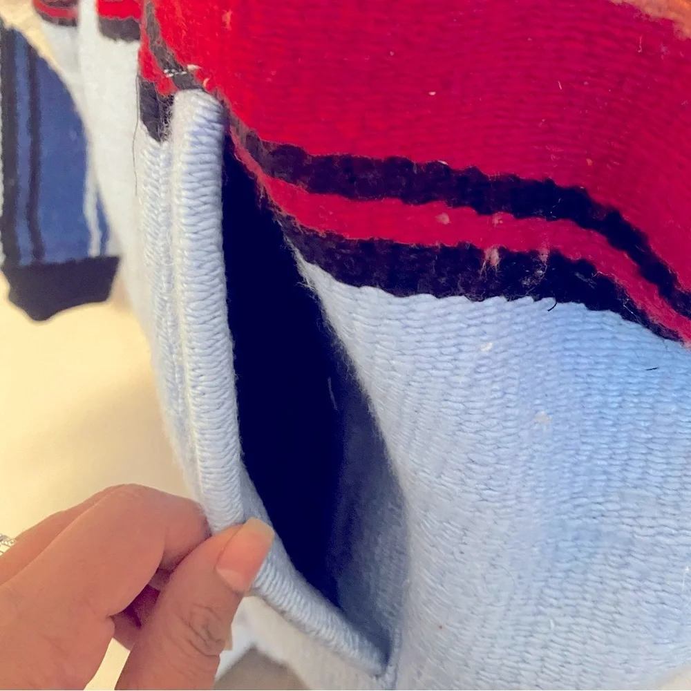 Like New Supreme Taxcala Blanket Men’s Jacket In Light Blue - Size L - Picture 8 of 16